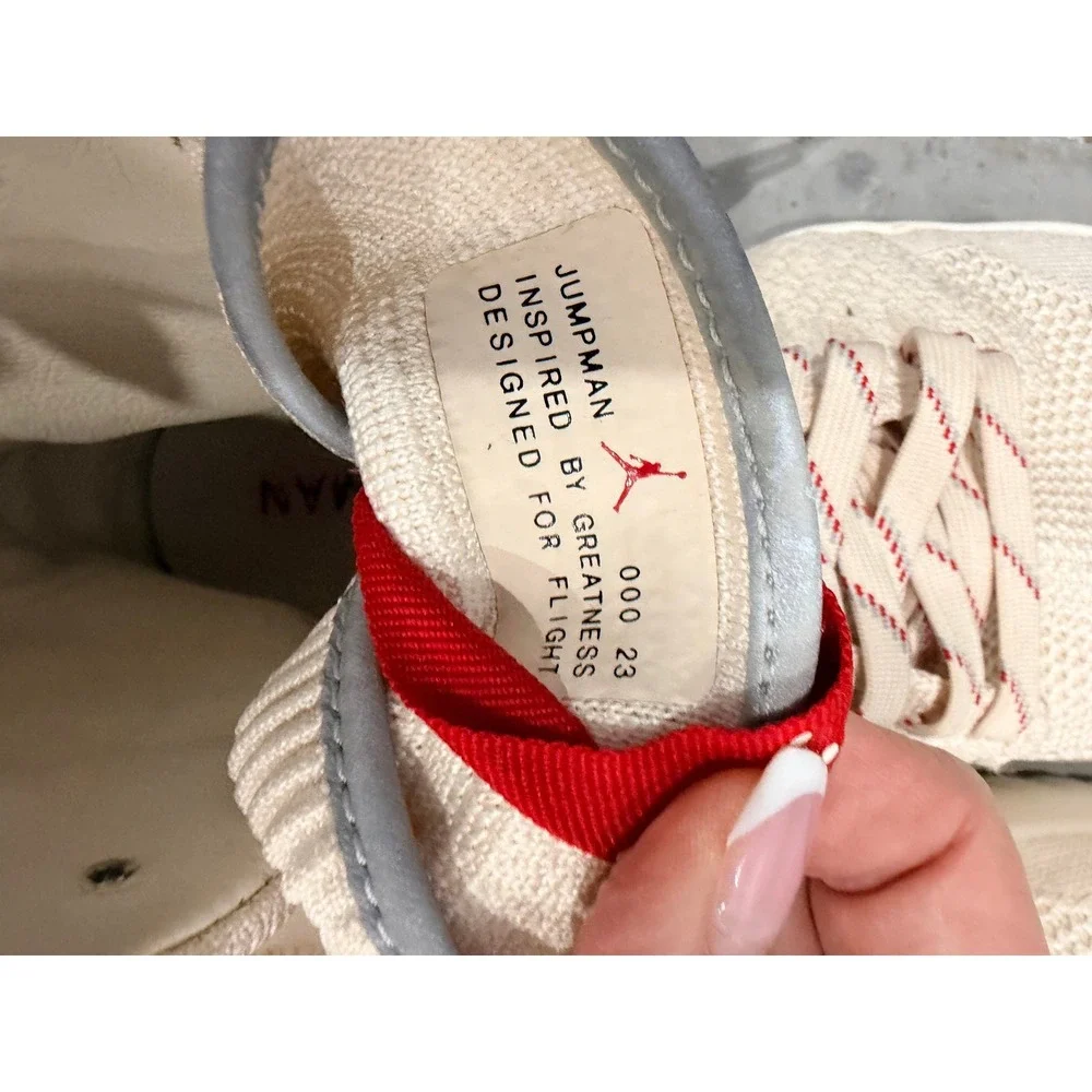 Jordan Apex-React Sneakers Men 12 Beige Bio Beige BQ1311-206 Flyknit High Top